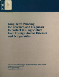 Cover Image: Long-Term Planning for Research and Diagnosis to Protect U.S. Agriculture From Foreign Animal Diseases and Ectoparasites