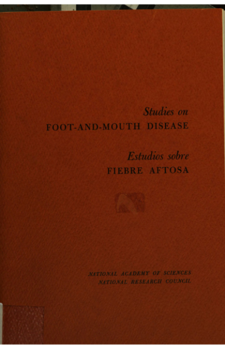 Studies on Foot-and-Mouth Disease