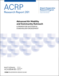 Cover Image: Advanced Air Mobility and Community Outreach: A Primer for Successful Stakeholder Engagement