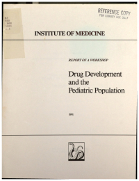 Cover Image: Drug Development and the Pediatric Population
