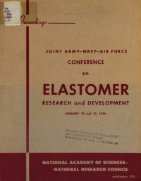 Cover Image: Joint Army-Navy-Air Force Conference on Elastomer Research and Development