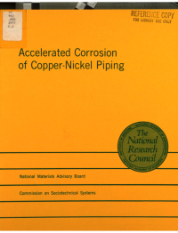Cover Image: Accelerated Corrosion of Copper-Nickel Piping