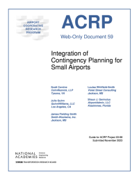 Cover Image: Integration of Contingency Planning for Small Airports