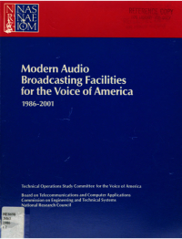 Cover Image: Modern Audio Broadcasting Facilities for the Voice of America, 1986-2001