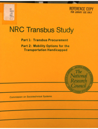 Cover Image: NRC Transbus Study