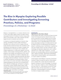 Cover Image: The Rise in Myopia: Exploring Possible Contributors and Investigating Screening Practices, Policies, and Programs