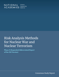 Cover Image: Risk Analysis Methods for Nuclear War and Nuclear Terrorism