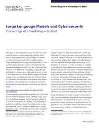 Large Language Models and Cybersecurity: Proceedings of a Workshop—in Brief