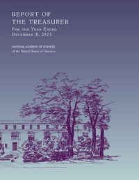 Cover Image: Report of the Treasurer