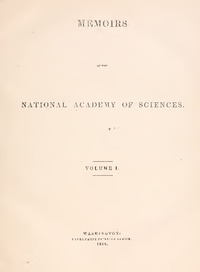 Memoirs of the National Academy of Sciences: Volume 1