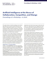 Artificial Intelligence at the Nexus of Collaboration, Competition, and Change: Proceedings of a Workshop—in Brief