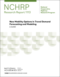 Cover Image: New Mobility Options in Travel Demand Forecasting and Modeling: A Guide