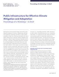 Cover Image: Public Infrastructure for Effective Climate Mitigation and Adaptation