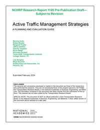 Active Traffic Management Strategies: A Planning and Evaluation Guide