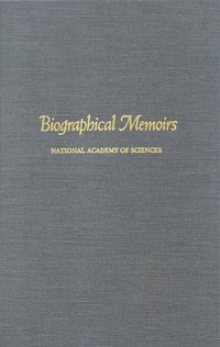 Cover Image:Biographical Memoirs