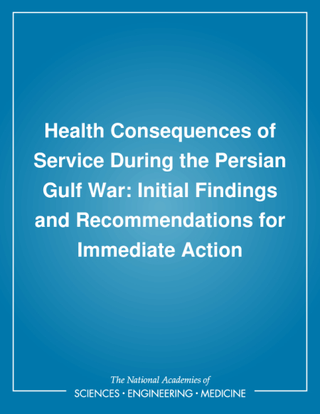 Cover: Health Consequences of Service During the Persian Gulf War: Initial Findings and Recommendations for Immediate Action
