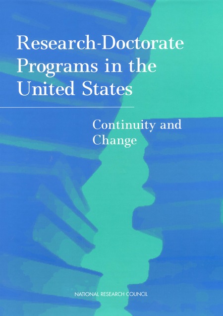 Cover: Research Doctorate Programs in the United States: Continuity and Change