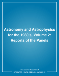 Astronomy and Astrophysics for the 1980's, Volume 2: Reports of the Panels