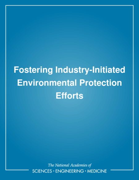 Fostering Industry-Initiated Environmental Protection Efforts