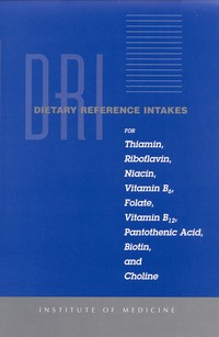 Cover Image: Dietary Reference Intakes for Thiamin, Riboflavin, Niacin, Vitamin B6, Folate, Vitamin B12, Pantothenic Acid, Biotin, and Choline