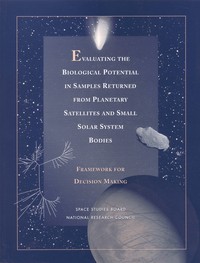 Evaluating the Biological Potential in Samples Returned from Planetary Satellites and Small Solar System Bodies: Framework for Decision Making