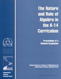 Cover Image: The Nature and Role of Algebra in the K-14 Curriculum