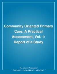 Community Oriented Primary Care: A Practical Assessment, Vol. 1: Report of a Study
