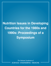 Nutrition Issues in Developing Countries for the 1980s and 1990s: Proceedings of a Symposium