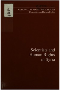 Scientists and Human Rights in Syria