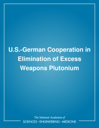 U.S.-German Cooperation in the Elimination of Excess Weapons Plutonium