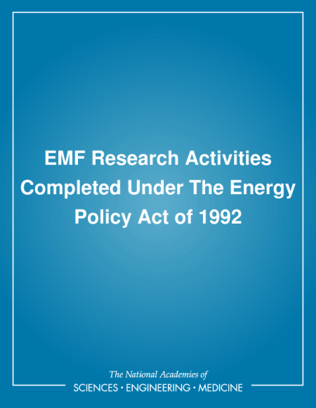 EMF Research Activities Completed Under The Energy Policy Act of 1992