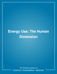 Energy Use: The Human Dimension