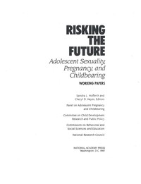 Risking the Future: Adolescent Sexuality, Pregnancy, and Childbearing, Volume II Working Papers only