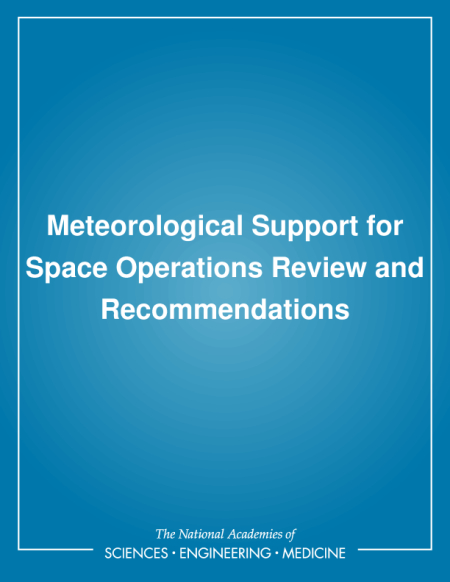 Cover: Meteorological Support for Space Operations: Review and Recommendations