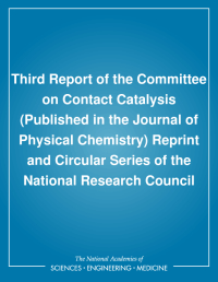 Cover Image: Third Report of the Committee on Contact Catalysis (Published in the Journal of Physical Chemistry)