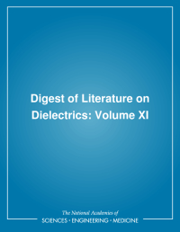 Cover Image: Digest of Literature on Dielectrics