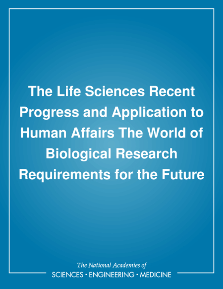 Cover: The Life Sciences: Recent Progress and Application to Human Affairs The World of Biological Research Requirements for the Future