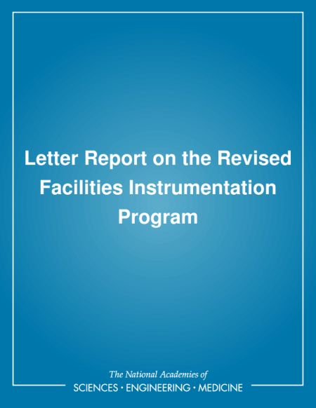 Cover: Letter Report on the Revised Facilities Instrumentation Program