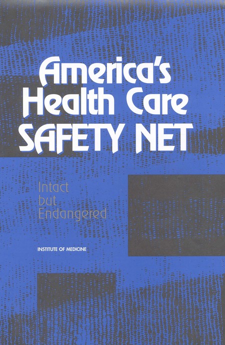 Cover: America's Health Care Safety Net: Intact but Endangered