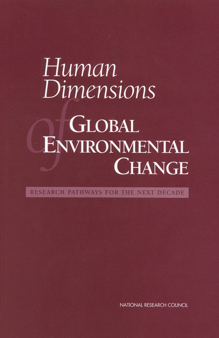 Cover: Human Dimensions of Global Environmental Change: Research Pathways for the Next Decade