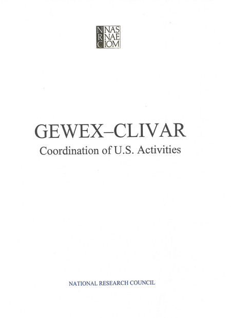 GEWEX-CLIVAR: Coordination of U.S. Activities