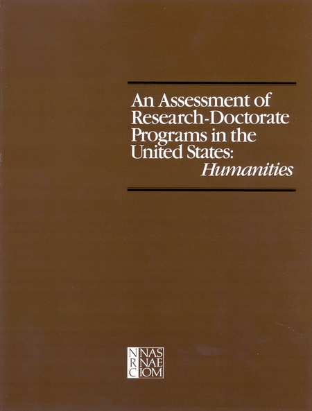 An Assessment of Research-Doctorate Programs in the United States: Humanities