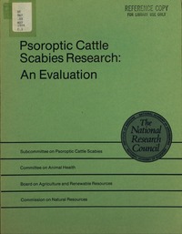 Psoroptic Cattle Scabies Research: An Evaluation