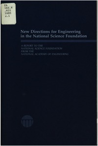 New Directions for Engineering in the National Science Foundation: A Report to the National Science Foundation from the National Academy of Engineering