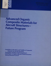 Advanced Organic Composite Materials for Aircraft Structures: Future Program