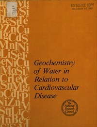 Geochemistry of Water in Relation to Cardiovascular Disease