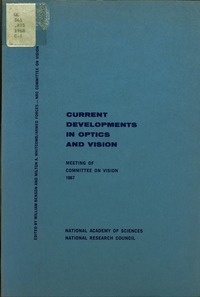 Current Developments in Optics and Vision