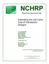 Estimating the Life-Cycle Cost of Intersection Designs