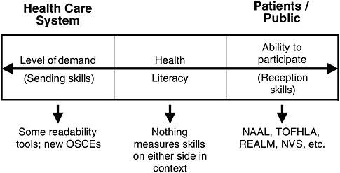 FIGURE 2-3 Health care system and patients/public.