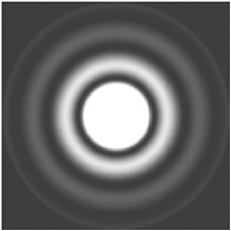 FIGURE 2-3 The Airy disk. SOURCE: Figure courtesy of Cambridge in Colour. Available at http://www.cambridgeincolour.com/tutorials/diffraction-photography.htm. Accessed on March 29, 2010.